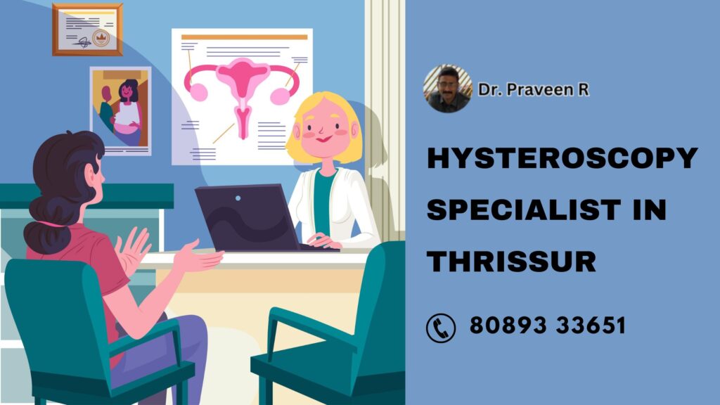 Laparoscopy for infertility in Thrissur – A minimally invasive procedure performed by Dr. Praveen R to diagnose and treat reproductive health issues effectively.